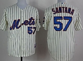 Youth New York Mets #57 Johan Santana Cream Jerseys,baseball caps,new era cap wholesale,wholesale hats