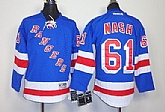 Youth New York Rangers #61 Rick Nash Light Blue Jerseys,baseball caps,new era cap wholesale,wholesale hats