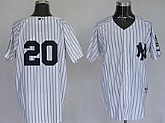 Youth New York Yankees #20 Posada White Kid Jerseys,baseball caps,new era cap wholesale,wholesale hats