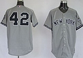 Youth New York Yankees #42 Rivera Gray Kid Jerseys,baseball caps,new era cap wholesale,wholesale hats