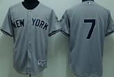 Youth New York Yankees #7 Mantle Gray Kid Jerseys,baseball caps,new era cap wholesale,wholesale hats