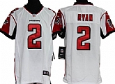 Youth Nike Atlanta Falcons #2 Matt Ryan White Game Jerseys,baseball caps,new era cap wholesale,wholesale hats