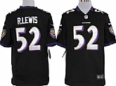 Youth Nike Baltimore Ravens #52 Ray Lewis Black Game Jerseys,baseball caps,new era cap wholesale,wholesale hats