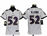 Youth Nike Baltimore Ravens #52 Ray Lewis White Game Jerseys,baseball caps,new era cap wholesale,wholesale hats