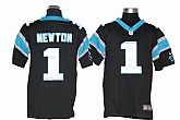 Youth Nike Carolina Panthers #1 Cam Newton Black Game Jerseys,baseball caps,new era cap wholesale,wholesale hats
