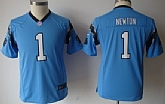 Youth Nike Carolina Panthers #1 Cam Newton Light Blue Game Jerseys,baseball caps,new era cap wholesale,wholesale hats
