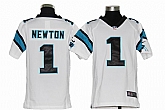 Youth Nike Carolina Panthers #1 Cam Newton White Game Jerseys,baseball caps,new era cap wholesale,wholesale hats