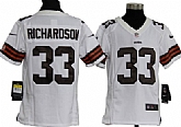 Youth Nike Cleveland Browns #33 Trent Richardson White Game Jerseys,baseball caps,new era cap wholesale,wholesale hats