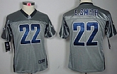 Youth Nike Dallas Cowboys #22 Emmitt Smith Gray Jerseys,baseball caps,new era cap wholesale,wholesale hats