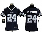 Youth Nike Dallas Cowboys #24 Morris Claiborne Blue Game Jerseys,baseball caps,new era cap wholesale,wholesale hats