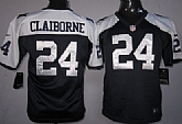 Youth Nike Dallas Cowboys #24 Morris Claiborne Blue Thanksgiving Game Jerseys,baseball caps,new era cap wholesale,wholesale hats