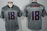 Youth Nike Denver Broncos #18 Peyton Manning Gray Jerseys,baseball caps,new era cap wholesale,wholesale hats