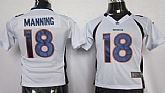 Youth Nike Denver Broncos #18 Peyton Manning White Game  Jerseys,baseball caps,new era cap wholesale,wholesale hats