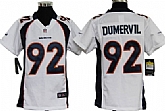 Youth Nike Denver Broncos #92 Elvis Dumervil White Game Jerseys,baseball caps,new era cap wholesale,wholesale hats
