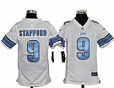 Youth Nike Detroit Lions #9 Matthew Stafford White Game Jerseys,baseball caps,new era cap wholesale,wholesale hats