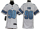 Youth Nike Detroit Lions #90 Ndamukong Suh White Game Jerseys,baseball caps,new era cap wholesale,wholesale hats