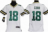 Youth Nike Green Bay Packers #18 Randall Cobb White Game Jerseys,baseball caps,new era cap wholesale,wholesale hats