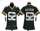 Youth Nike Green Bay Packers #52 Clav Matthews Green Game Jerseys,baseball caps,new era cap wholesale,wholesale hats
