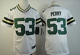 Youth Nike Green Bay Packers #53 Nick Perry White Game Jerseys,baseball caps,new era cap wholesale,wholesale hats