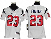 Youth Nike Houston Texans #23 Arian Foster White Game Jerseys,baseball caps,new era cap wholesale,wholesale hats