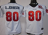 Youth Nike Houston Texans #80 Andre Johnson White Game 10TH Jerseys,baseball caps,new era cap wholesale,wholesale hats