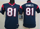 Youth Nike Houston Texans #81 Owen Daniels Blue Game Jerseys,baseball caps,new era cap wholesale,wholesale hats
