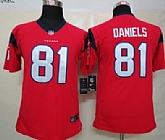 Youth Nike Houston Texans #81 Owen Daniels Red Game Jerseys,baseball caps,new era cap wholesale,wholesale hats