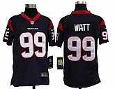 Youth Nike Houston Texans #99 J.J. Watt Blue Game Jerseys,baseball caps,new era cap wholesale,wholesale hats