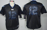 Youth Nike Indianapolis Colts #12 Andrew Luck Lights Out Black Jerseys,baseball caps,new era cap wholesale,wholesale hats