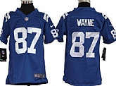 Youth Nike Indianapolis Colts #87 Reggie Wayne Blue Game Jerseys,baseball caps,new era cap wholesale,wholesale hats