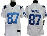 Youth Nike Indianapolis Colts #87 Reggie Wayne White Game Jerseys,baseball caps,new era cap wholesale,wholesale hats