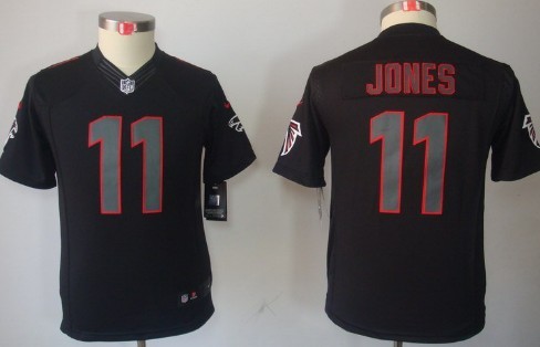 Youth Nike Limited Atlanta Falcons #11 Julio Jones Black Impact Jerseys