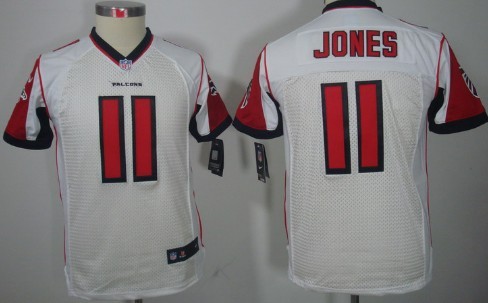 Youth Nike Limited Atlanta Falcons #11 Julio Jones White Jerseys