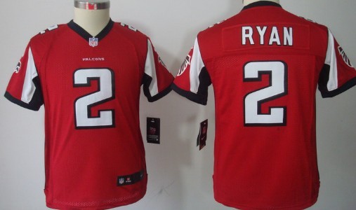 Youth Nike Limited Atlanta Falcons #2 Matt Ryan Red Jerseys