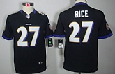 Youth Nike Limited Baltimore Ravens #27 Ray Rice Black Jerseys,baseball caps,new era cap wholesale,wholesale hats