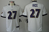 Youth Nike Limited Baltimore Ravens #27 Ray Rice White Jerseys,baseball caps,new era cap wholesale,wholesale hats