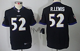 Youth Nike Limited Baltimore Ravens #52 Ray Lewis Black Jerseys,baseball caps,new era cap wholesale,wholesale hats