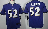 Youth Nike Limited Baltimore Ravens #52 Ray Lewis Purple Jerseys,baseball caps,new era cap wholesale,wholesale hats