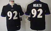 Youth Nike Limited Baltimore Ravens #92 Haloti Ngata Black Jerseys,baseball caps,new era cap wholesale,wholesale hats