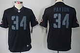 Youth Nike Limited Chicago Bears #34 Walter Payton Black Impact Jerseys,baseball caps,new era cap wholesale,wholesale hats