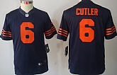 Youth Nike Limited Chicago Bears #6 Jay Cutler Blue With Orange Jerseys,baseball caps,new era cap wholesale,wholesale hats