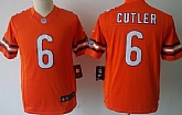 Youth Nike Limited Chicago Bears #6 Jay Cutler Orange Jerseys,baseball caps,new era cap wholesale,wholesale hats