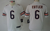 Youth Nike Limited Chicago Bears #6 Jay Cutler White Jerseys,baseball caps,new era cap wholesale,wholesale hats