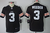 Youth Nike Limited Cleveland Browns #3 Brandon Weeden Brown Jerseys,baseball caps,new era cap wholesale,wholesale hats