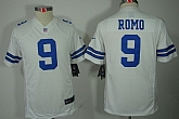 Youth Nike Limited Dallas Cowboys #9 Tony Romo White Jerseys,baseball caps,new era cap wholesale,wholesale hats
