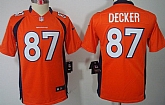 Youth Nike Limited Denver Broncos #87 Eric Decker Orange Jerseys,baseball caps,new era cap wholesale,wholesale hats