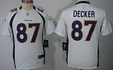 Youth Nike Limited Denver Broncos #87 Eric Decker White Jerseys,baseball caps,new era cap wholesale,wholesale hats