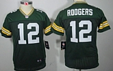 Youth Nike Limited Green Bay Packers #12 Aaron Rodgers Green Jerseys,baseball caps,new era cap wholesale,wholesale hats