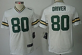 Youth Nike Limited Green Bay Packers #80 Donald Driver White Jerseys,baseball caps,new era cap wholesale,wholesale hats