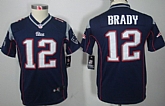 Youth Nike Limited New England Patriots #12 Tom Brady Blue Jerseys,baseball caps,new era cap wholesale,wholesale hats